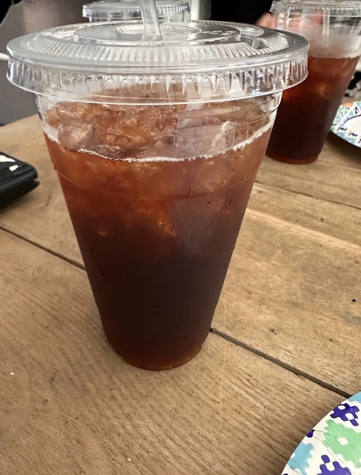 Iced tea served at Amazing Grace